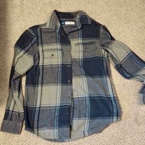 Blue and grey Flannel